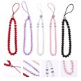 thumbnail image 5 of CIMAXIC 5pcs Non-slip Phone Lanyards Crystal Beads Hand Wrist Strap Short String,6.5"X0.31"X0.31", 5 of 5