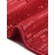 thumbnail image 5 of Top de lentejuelas INSPIRE CHIC para mujer con mangas de campana 3/4, escote en V, metálico, brillante y con purpurina, blusa de fiesta M roja, 5 of 6