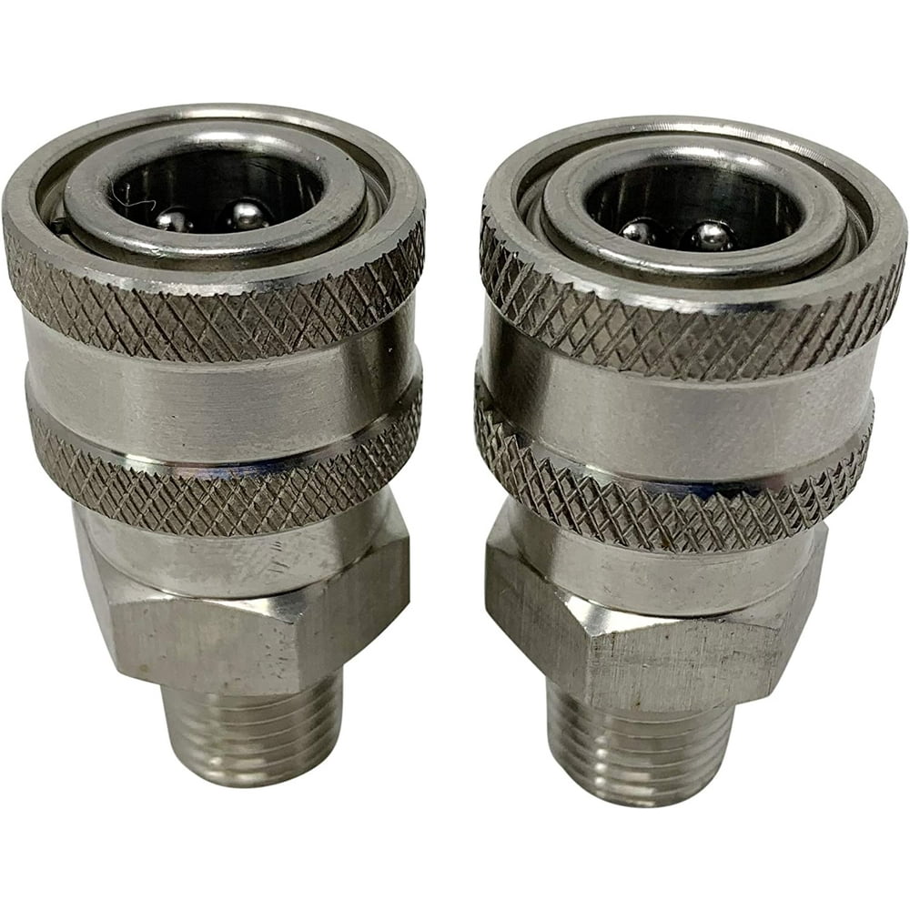 ESSENTIAL WASHER Pressure Washer Fittings 1/4" Stainless Steel Male