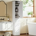 thumbnail image 2 of HOMCOM 71" Tall Bathroom Cabinet with Drawer, Slim Bathroom Storage Cabinet, 2 of 10