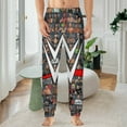 thumbnail image 2 of WWE Men's Pajama Pants Soft Sleepwear Loung Pants for Men Pj Bottoms with Pockets, 2 of 7