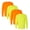 Safety Green-Orange Pack 4, variant on Gildan High Visibility Safety T-Shirt Classic fit Plain Tees Men's Hi-Vis Workwear Long Sleeve Shirts (Safety Green Pack 2, M)