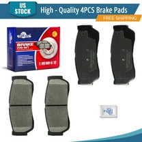 YXPCARS BD954: 4PCS Rear Brake Pads, Ceramic Pads Set for Kia Sorento 2003-2009 Sedona 2006 Hyundai Entourage 2007