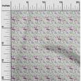 thumbnail image 2 of oneOone Cotton Jersey Magenta Fabric Dog Sketch Sewing Craft Projects Fabric Prints By Yard 58 Inch Wide, 2 of 5