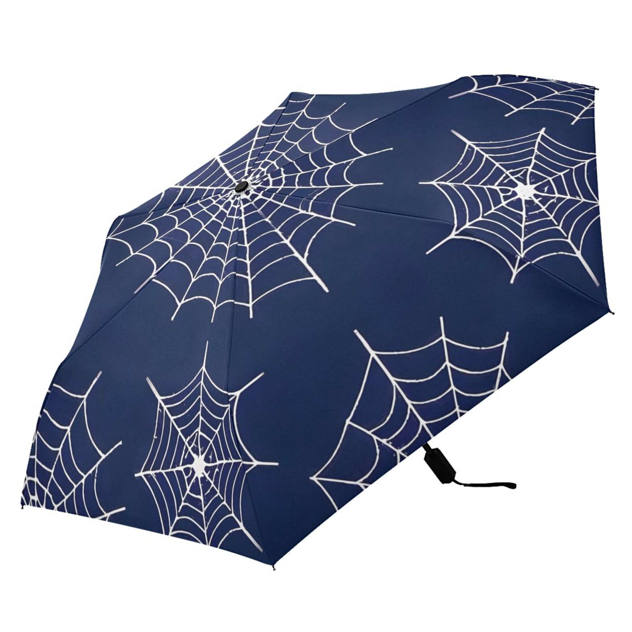 ALAZA Spider Web UPF 50+ Compact Folding Umbrella for Rain Travel Umbrella Packable