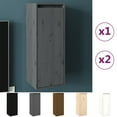 thumbnail image 3 of vidaXL Wall Cabinet Floating Cabinet with Door Display Cabinet Solid Wood, 3 of 31
