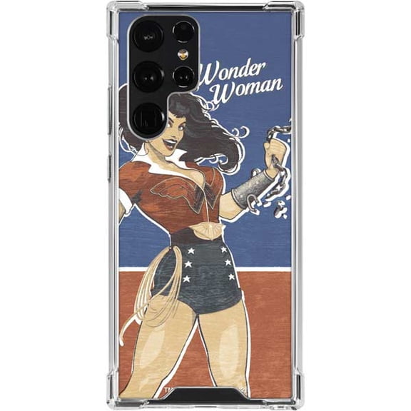 Skinit DC Comics Bombshells Wonder Woman Bombshell Galaxy S24 Ultra Clear Case