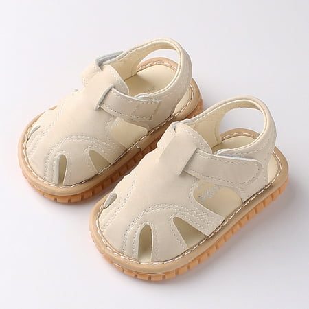 

〖Yilirongyumm〗 Baby Shoes Baby Boys Sandals Soft Walkers Sole Girls Roman Shoes First Baby Shoes
