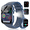 Blue, variant on LUOMATE Smart Watch for Women Men, 1.91" Touchscreen Fitness Tracker, Bluetooth Calling, 100+ Sport Modes, IP68 Waterproof, Pedometer, Message Notifications, Compatible with Android iPhone (Blue)