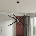 thumbnail image 3 of 47007-04 Livex Lighting Soho - 12 Light Large Chandelier-35.5 Inches Tall and 36 Inches Wide-Black Finish, 3 of 17