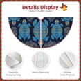 thumbnail image 5 of Bingfone Christmas Tree Skirt Mat Christmas Decoration Interior -Turtle, 5 of 8