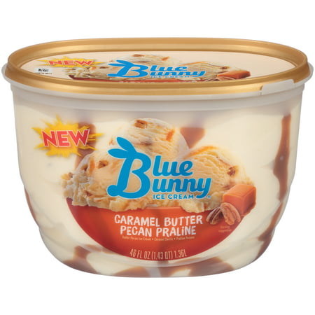 Blue Bunny Caramel Butter Pecan Premium Ice Cream, 46 fl oz - Walmart.com