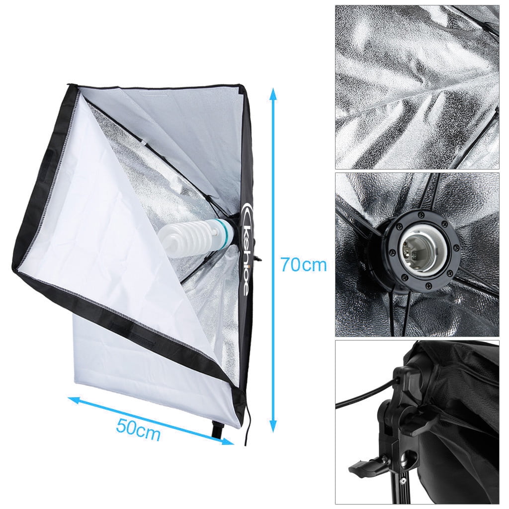 Photography Softbox Umbrella Lighting Kits Background Support 4 Light Stand Sets