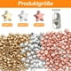 thumbnail image 2 of Laklulu Paquete de 300 cuentas de joyería de estrella, cuentas de joyería de pentagrama de 6 mm, cuentas con forma de estrella, cuentas artesanales hechas a mano para hacer joyas de bricolaje,, 2 of 7