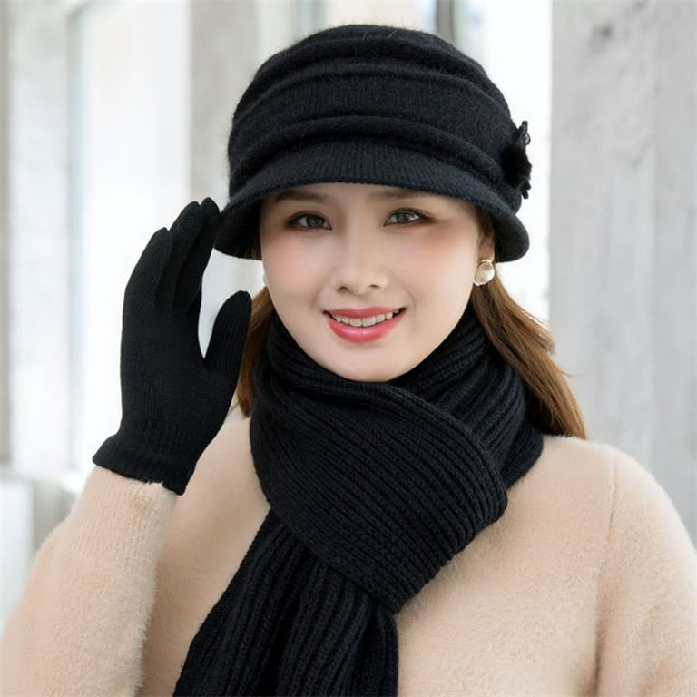 100% Cashmere Beanie Hat, Scarf & Gloves Set Light Grey | Frugess Cashmere
