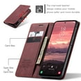 thumbnail image 4 of CaseMe Leather for Samsung Galaxy A36 5G Case, Flip Wallet Leather Case with Card Holder Magnetic Closure Shockproof Kickstand Protective Phone Cases Cover for Samsung Galaxy A36 5G 6.5-inch,Wine Red, 4 of 12