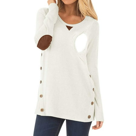 

TUOBARR Maternity Clothes Women Pregnant Maternity Nursing Breastfeeding Top T-Shirt Blouse