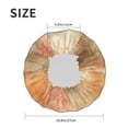 thumbnail image 6 of YFYANG Women's Double Waterproof Shower Cap, Abstract Vintage Fall Reusable Hair Cap for All Hair Styles and Head Sizes, 6 of 9