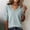 Mint Green, variant on Sweaters for Women Half Short Sleeve V Neck Solid Color Lightweight Base Sweater Jumpers Winter Pullover Fall Casual Sweater for Women Spring & Autumn Womens Tops Beige L