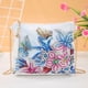 thumbnail image 4 of Cartera con pintura de diamantes, de piel sintética blanca, con cadena para maquillaje, hecha a mano, regalo para mujer, 4 of 14