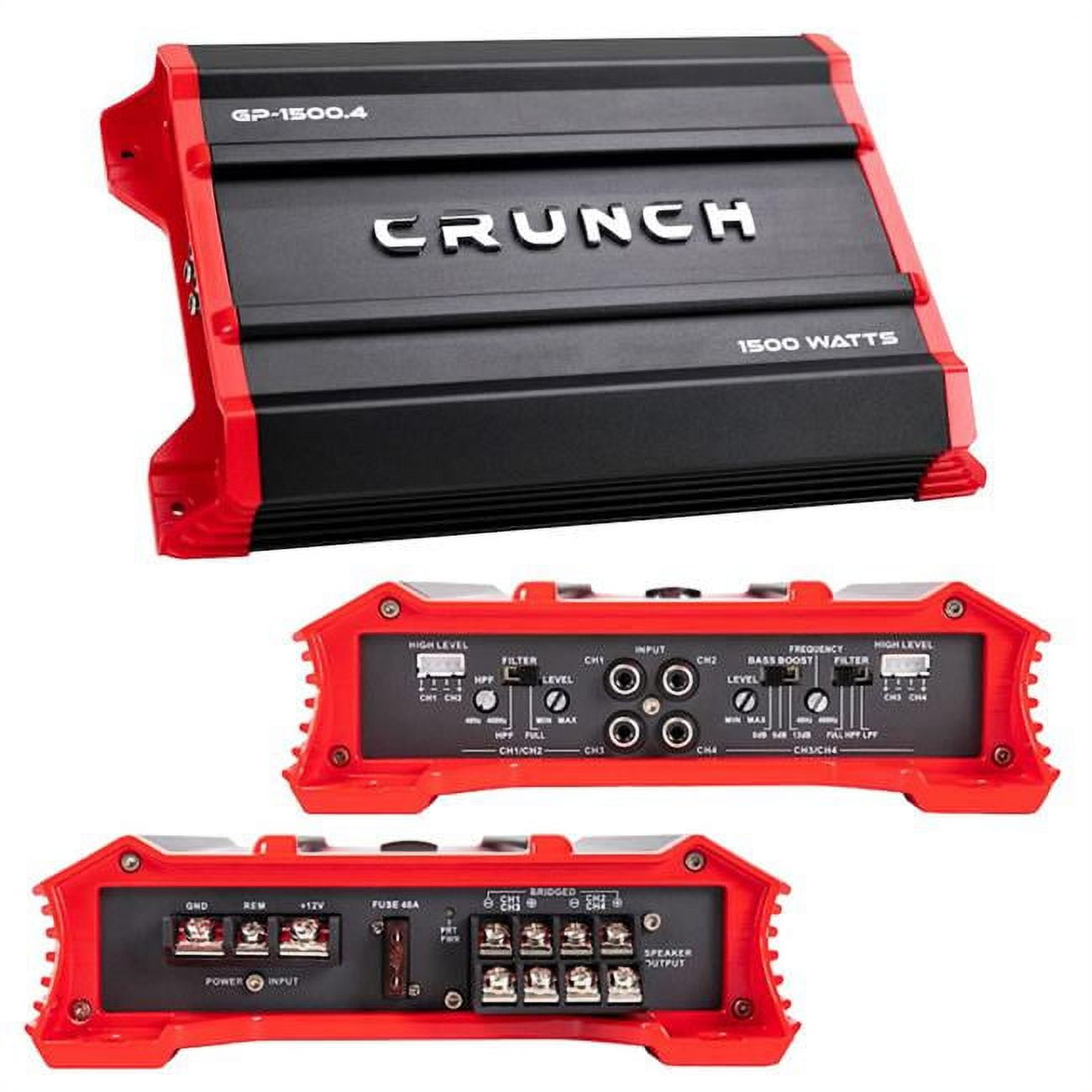 Crunch GTRII9004 4 Channel 900W Total Class-A/B Vehicle