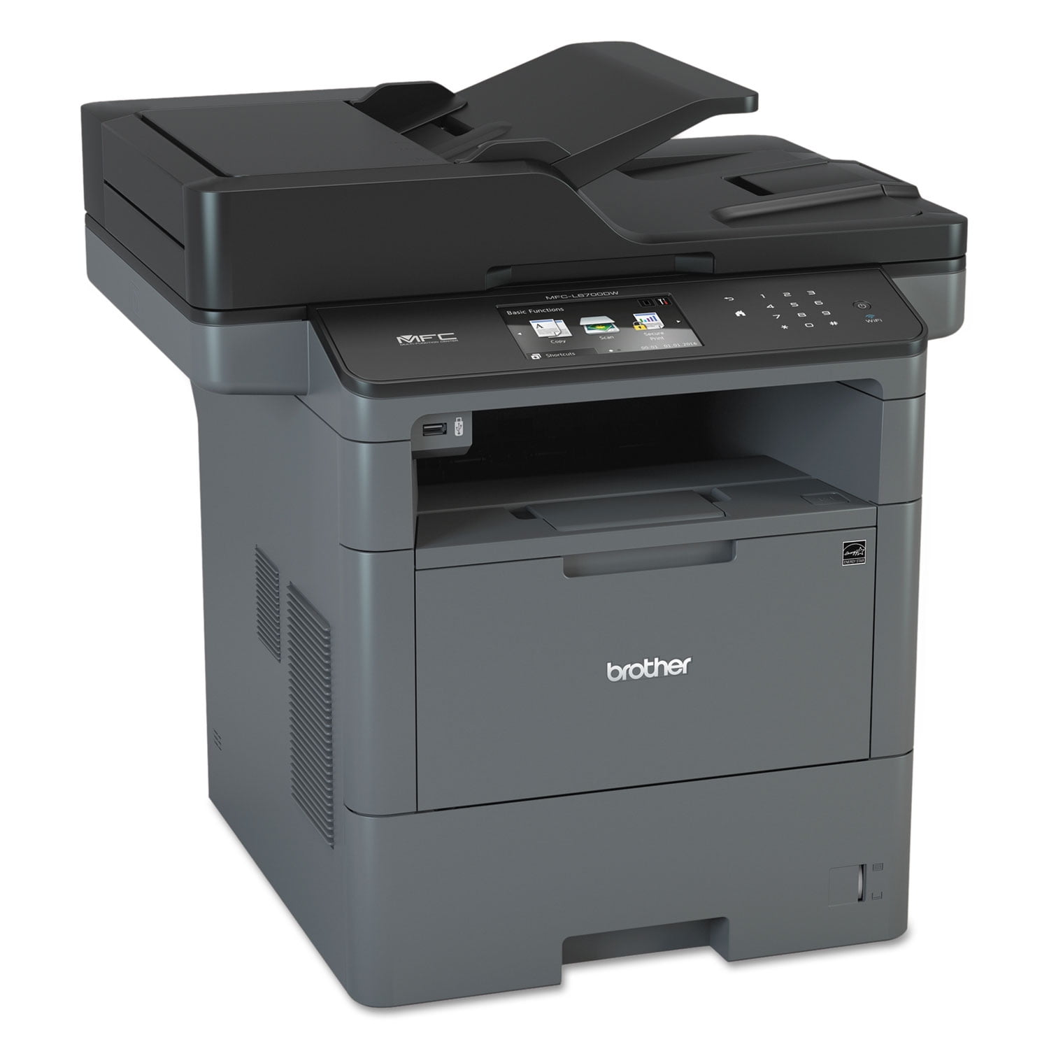 Brother MFC-L6700DW Wireless Duplex All-in-One Monochrome Laser Printer