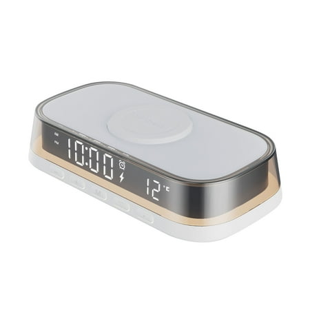 dfutuy Multi Functional Four in One Wireless Charger Digital Clock Alarm Clock Temperature Display photo dfutuy Multi Functional Four in One Wireless Charger Digital Clock Alarm Clock Temperature Display