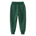 thumbnail image 3 of HWJAD Boys Drawstring Joggers Baby Sweatpants with Pockets Sweats Pants for 2-7T Kids, 3 of 8