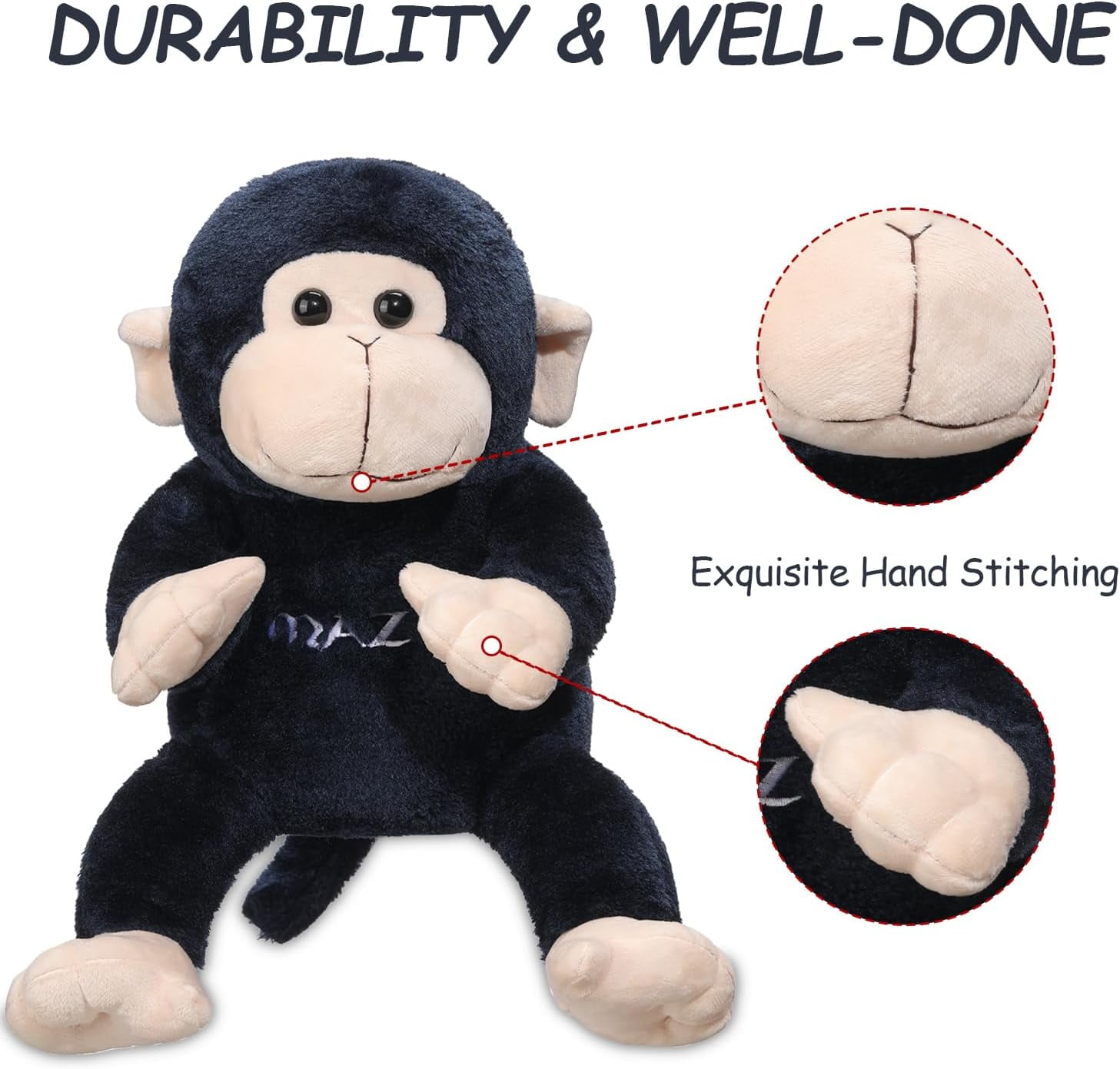 Mazel Golf Club Head Cover Monkey for 460CC Driver Woods