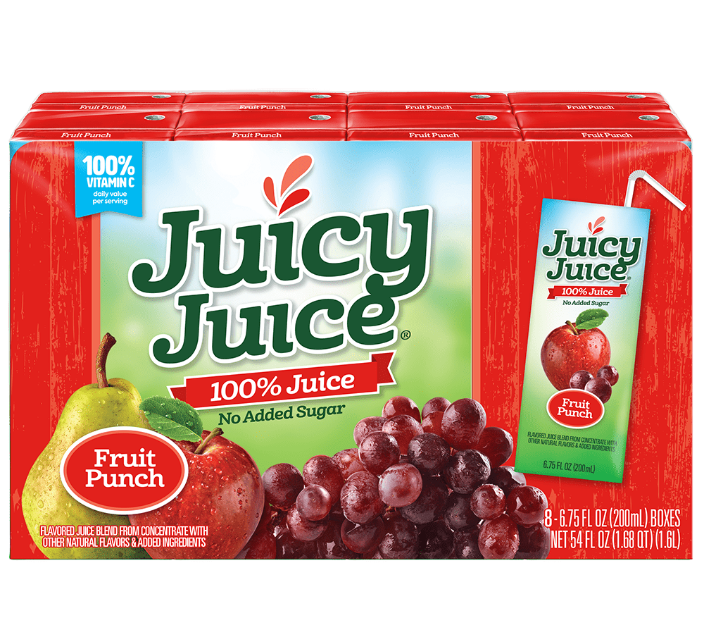 100/% Juice Fruit Punch Details about  / good2grow 6oz Refill Pack 24ct