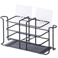 thumbnail image 1 of Toothbrush Holder Wall Mounted: Iron Toothpaste Rack Toothbrush Stand for Home, 1 of 8