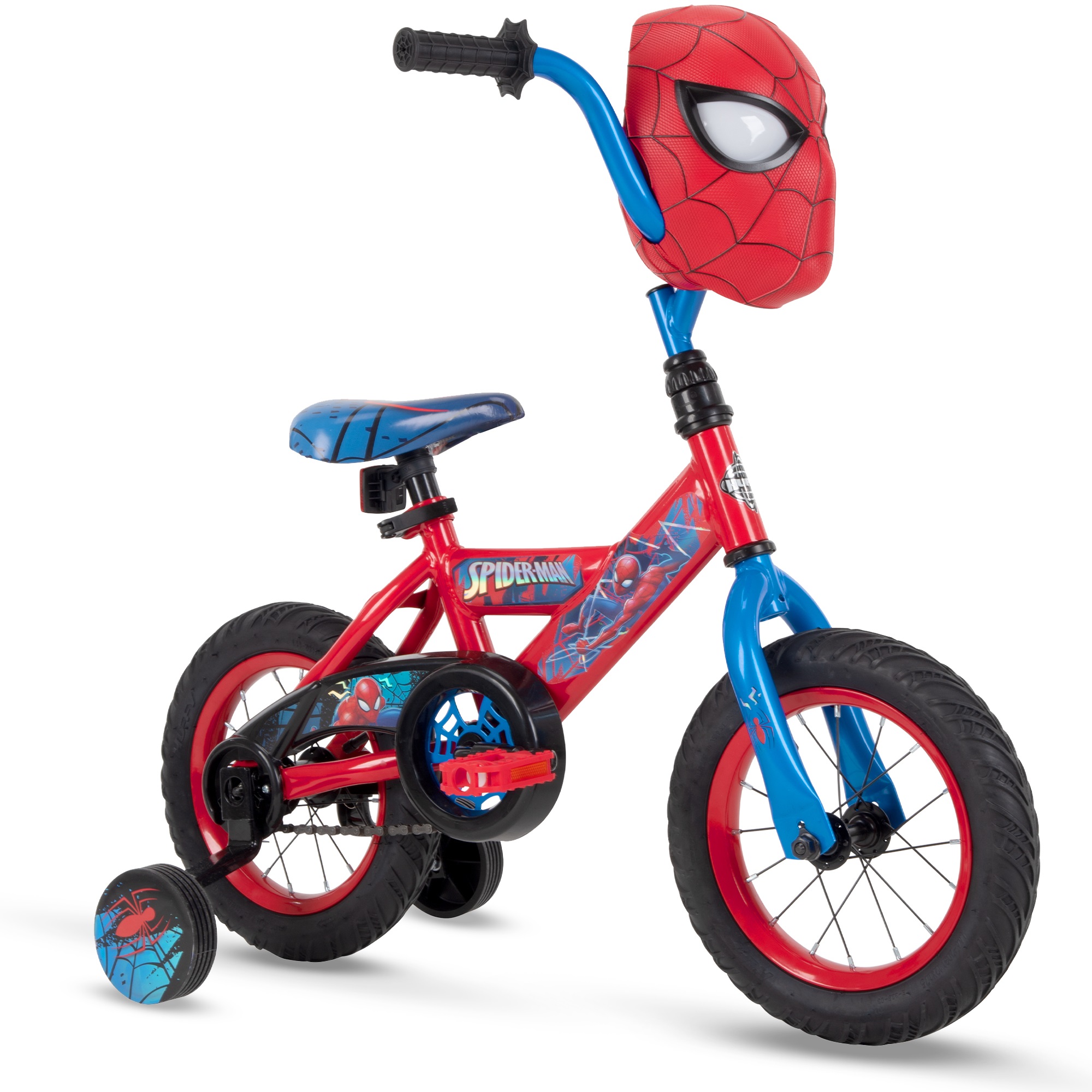 12" Marvel Spider-Man Bike with Training Wheels, for Boys', Red by Huffy - image 3 of 12