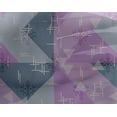 thumbnail image 4 of oneOone Georgette Viscose Fabric Line|Chevron & Triangle Geometric Printed Fabric 1 Yard 42 Inches Wide, 4 of 4