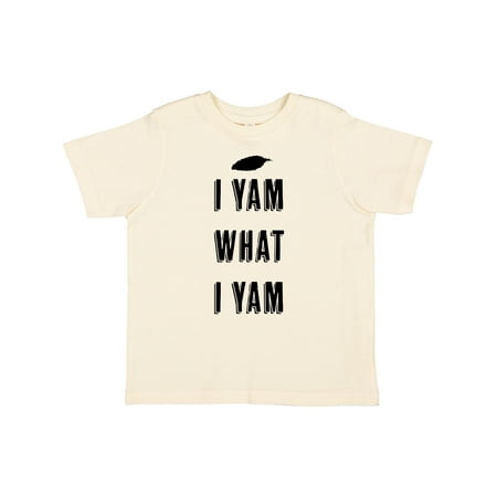 

Inktastic Thanksgiving I Yam What I Yam Funny Boys or Girls Toddler T-Shirt
