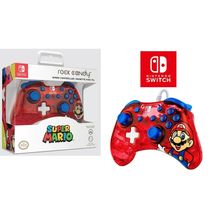 Nintendo Switch Pro Controller, Wired Official Licensed Nintendo Switch-  Mario 