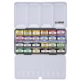 thumbnail image 3 of Lukas 1862 Aquarell Artists' Watercolor Paint Set of 24 -Whole Pans -Dusk & Dawn Set -Vibrant Professional Grade Watercolor Paint -Easy-to-Wet -Intense Color, Long-Lasting -Professional Watercolorists, 3 of 7