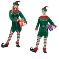 thumbnail image 3 of Adult Christmas Elf Costume Large/X-Large Green, 3 of 3