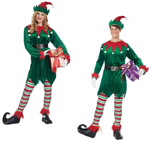 Enfants Filles Garçons Noël Lutin Pyjama Festif Ensemble Costume