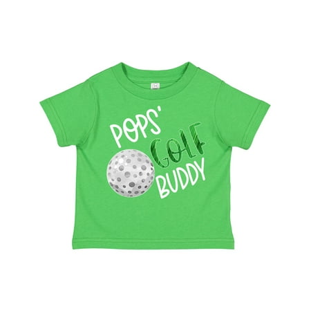 

Inktastic Pops Golf Buddy with Golf Ball Gift Toddler Boy or Toddler Girl T-Shirt