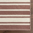 thumbnail image 4 of Rugs USA Bowery Striped Wool Area Rug, 5' x 8', Bowery Brick, 4 of 9