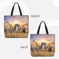 thumbnail image 3 of Xecao Wildlife Protection for Tote Bag: spacious with inner pockets, ideal for work, shopping, or travel., 3 of 9