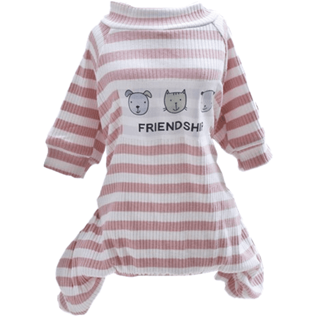 Ropa para perros pequeños, pijamas para cachorros y niñas, abrigos cálidos Onsie de manga larga, conjunto de jerséis
