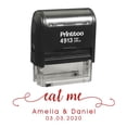 thumbnail image 1 of Printtoo Personalized Red Self Inking Eat Me Stamp Custom Wedding Favor Rubber Stamper -58 x 22 mm, 1 of 6