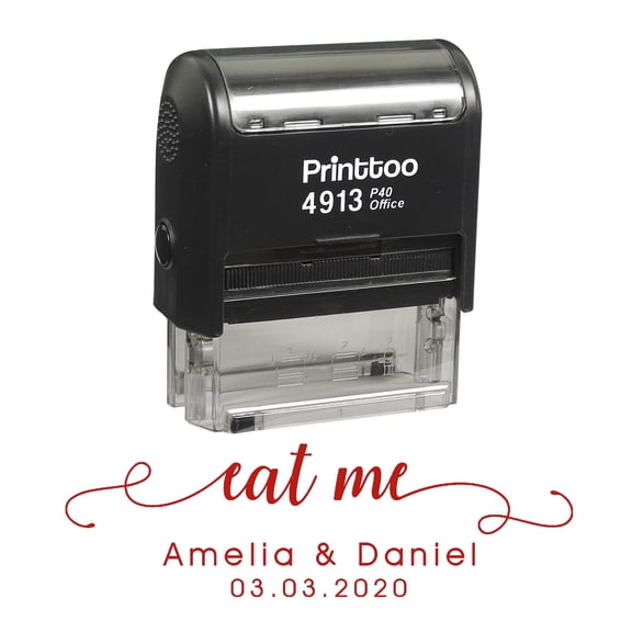 Printtoo Office Stationery Round Dater Stamp With Emailed Text Date Self Inking Rubber Stamp-Blue
