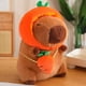 thumbnail image 3 of Stuffed Vegetable Cosplay Cloth Capybara Plushie Stuffed Pepper Eggplant Hamburger Bee Capibaras Toys for Kids Birthday Gift, 3 of 5
