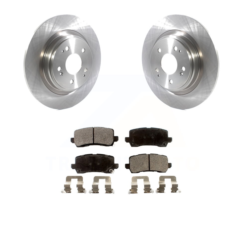 Rear Disc Brake Rotors And Ceramic Pads Kit For 20172019 Acura MDX