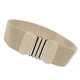 thumbnail image 5 of Cinturón elástico ancho para mujer para vestidos Cinturones elásticos para mujer con hebilla de enclavamiento Beige Soledad Cinturón de cintura ancha para mujer, 5 of 6