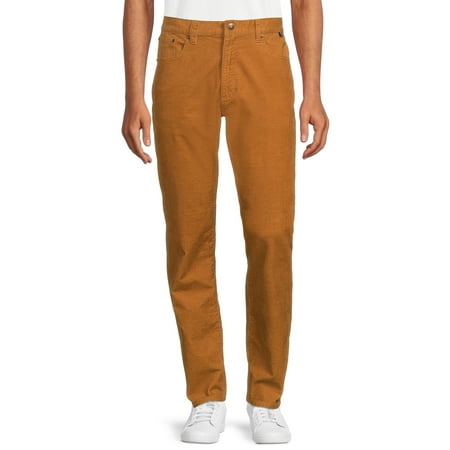 Tony Hawk Men's Stretch Corduroy Pants with 5 Pockets