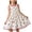 White, variant on Bovxnpu Girls Dresses Summer Outfits Graphic Sleeveless Tank Waist-Fitted Crew Neck Sundress