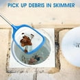 thumbnail image 6 of Hot Tub Skimmer Spa Net with 12'' Aluminum Pole Ultra Fine Mesh Net Handy Leaf Skimmer for Small Above Ground Pools Pick Up Fine Debris Lightweight Net, 6 of 10